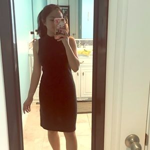 Sleeveless Bodicon Sweater Dress with Coat